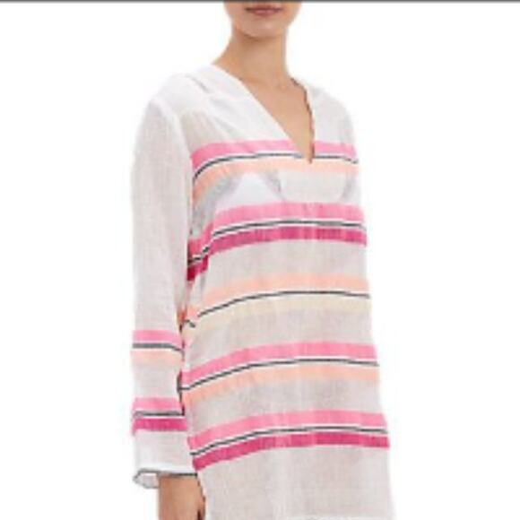 Lemlem Long Sleeve Striped Coverup - Picture 1 of 9